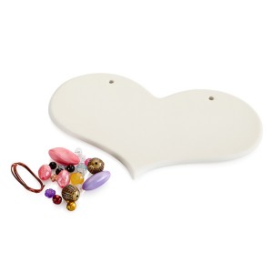 GAR 7193 Heart Beaded Plaque
